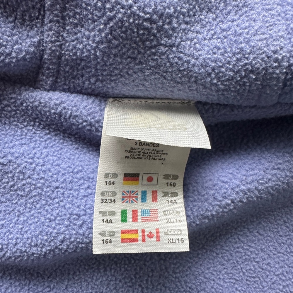 VTG Adidas Winter Puffer Jacket Women’s XL Fleece Lined Hooded Coat - Picture 7 of 7